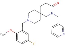 9-(5-fluoro-2-methoxybenzyl)-2-(pyridin-3-ylmethyl)-2,9-diazaspiro[5.5]undecan-3-one