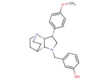 3-{[(3R*,3aR*,7aR*)-3-(4-methoxyphenyl)hexahydro-4,7-ethanopyrrolo[3,2-b]pyridin-1(2H)-yl]methyl}phenol