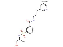 3-({[(1S)-2-hydroxy-1-methylethyl]amino}sulfonyl)-N-(3-pyridin-3-ylpropyl)benzamide