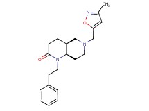 (4aS*,8aR*)-6-[(3-methylisoxazol-5-yl)methyl]-1-(2-phenylethyl)octahydro-1,6-naphthyridin-2(1H)-one