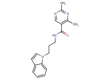 N-[3-(1H-indol-1-yl)propyl]-2,4-dimethylpyrimidine-5-carboxamide