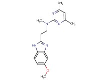 N-[2-(5-methoxy-1H-benzimidazol-2-yl)ethyl]-N,4,6-trimethylpyrimidin-2-amine