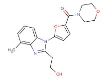 2-{4-methyl-1-[5-(morpholin-4-ylcarbonyl)-2-furyl]-1H-benzimidazol-2-yl}ethanol