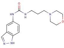 N-1H-indazol-5-yl-N'-(3-morpholin-4-ylpropyl)urea