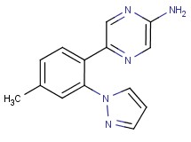 5-[4-methyl-2-(1H-pyrazol-1-yl)phenyl]pyrazin-2-amine
