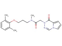 N-[3-(2,6-dimethylphenoxy)propyl]-N-methyl-2-(1-oxopyrrolo[1,2-d][1,2,4]triazin-2(1H)-yl)acetamide