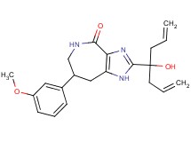 2-(1-allyl-1-hydroxybut-3-en-1-yl)-7-(3-methoxyphenyl)-5,6,7,8-tetrahydroimidazo[4,5-c]azepin-4(1H)-one