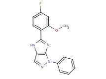 5-(4-fluoro-2-methoxyphenyl)-1-phenyl-1,4-dihydroimidazo[4,5-c]pyrazole