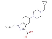 1-allyl-5-[4-(cyclopropylmethyl)piperazin-1-yl]-4,5,6,7-tetrahydro-1H-indazole-3-carboxylic acid