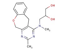 3-[methyl(2-methyl-5,11-dihydro[1]benzoxepino[3,4-d]pyrimidin-4-yl)amino]propane-1,2-diol