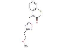 4-{[3-(2-methoxyethyl)-1,2,4-oxadiazol-5-yl]methyl}-2H-1,4-benzothiazin-3(4H)-one