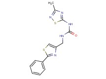 N-(3-methyl-1,2,4-thiadiazol-5-yl)-N'-[(2-phenyl-1,3-thiazol-4-yl)methyl]urea