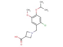 1-(2-chloro-4-isopropoxy-5-methoxybenzyl)azetidine-3-carboxylic acid