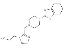 2-{4-[(1-propyl-1H-imidazol-2-yl)methyl]piperazin-1-yl}-4,5,6,7-tetrahydro-1,3-benzothiazole