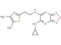 N-cyclopropyl-N'-[2-(4,5-dimethyl-1,3-thiazol-2-yl)ethyl][1,2,5]oxadiazolo[3,4-b]pyrazine-5,6-diamine