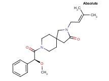 8-[(2S)-2-methoxy-2-phenylacetyl]-2-(3-methyl-2-buten-1-yl)-2,8-diazaspiro[4.5]decan-3-one