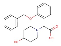 [2-(benzyloxy)phenyl](4-hydroxypiperidin-1-yl)acetic acid