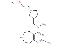 N~4~-{[1-(2-methoxyethyl)-3-pyrrolidinyl]methyl}-N~4~-methyl-6,7,8,9-tetrahydro-5H-pyrimido[4,5-d]azepine-2,4-diamine dihydrochloride