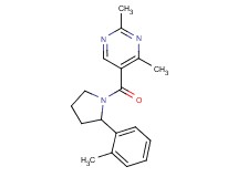 2,4-dimethyl-5-{[2-(2-methylphenyl)pyrrolidin-1-yl]carbonyl}pyrimidine