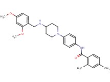 N-(4-{4-[(2,4-dimethoxybenzyl)amino]-1-piperidinyl}phenyl)-2,4-dimethylbenzamide