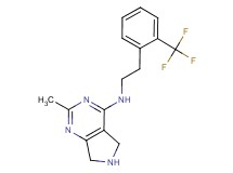 2-methyl-N-{2-[2-(trifluoromethyl)phenyl]ethyl}-6,7-dihydro-5H-pyrrolo[3,4-d]pyrimidin-4-amine