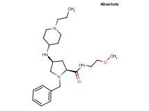 (4S)-1-benzyl-N-(2-methoxyethyl)-4-[(1-propyl-4-piperidinyl)amino]-L-prolinamide