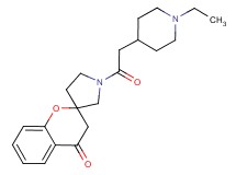 1'-[(1-ethyl-4-piperidinyl)acetyl]spiro[chromene-2,3'-pyrrolidin]-4(3H)-one