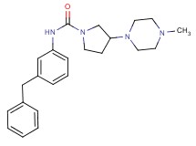 N-(3-benzylphenyl)-3-(4-methylpiperazin-1-yl)pyrrolidine-1-carboxamide
