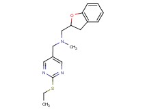 (2,3-dihydro-1-benzofuran-2-ylmethyl){[2-(ethylthio)pyrimidin-5-yl]methyl}methylamine