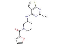 N-[1-(2-furoyl)piperidin-3-yl]-2-methylthieno[2,3-d]pyrimidin-4-amine