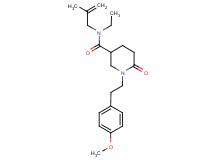 N-ethyl-1-[2-(4-methoxyphenyl)ethyl]-N-(2-methyl-2-propen-1-yl)-6-oxo-3-piperidinecarboxamide