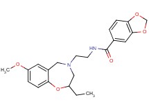 N-[2-(2-ethyl-7-methoxy-2,3-dihydro-1,4-benzoxazepin-4(5H)-yl)ethyl]-1,3-benzodioxole-5-carboxamide