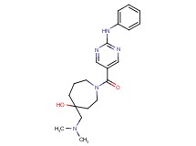 1-[(2-anilino-5-pyrimidinyl)carbonyl]-4-[(dimethylamino)methyl]-4-azepanol