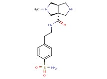 (3aR*,6aR*)-N-{2-[4-(aminosulfonyl)phenyl]ethyl}-2-methylhexahydropyrrolo[3,4-c]pyrrole-3a(1H)-carboxamide