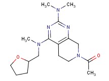7-acetyl-N~2~,N~2~,N~4~-trimethyl-N~4~-(tetrahydrofuran-2-ylmethyl)-5,6,7,8-tetrahydropyrido[3,4-d]pyrimidine-2,4-diamine