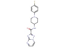 N-[1-(4-fluorophenyl)piperidin-4-yl][1,2,4]triazolo[1,5-a]pyrimidine-2-carboxamide