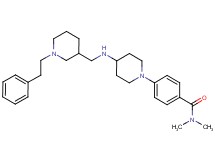 N,N-dimethyl-4-[4-({[1-(2-phenylethyl)-3-piperidinyl]methyl}amino)-1-piperidinyl]benzamide