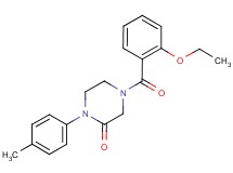 4-(2-ethoxybenzoyl)-1-(4-methylphenyl)-2-piperazinone