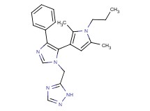 5-{[5-(2,5-dimethyl-1-propyl-1H-pyrrol-3-yl)-4-phenyl-1H-imidazol-1-yl]methyl}-1H-1,2,4-triazole
