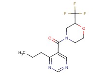 4-[(4-propylpyrimidin-5-yl)carbonyl]-2-(trifluoromethyl)morpholine