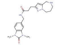 N-[(1,3-dimethyl-2-oxo-2,3-dihydro-1H-benzimidazol-5-yl)methyl]-3-(5,6,7,8-tetrahydro-4H-pyrazolo[1,5-a][1,4]diazepin-2-yl)propanamide
