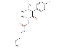 N~1~-butyl-N~2~-[(dimethylamino)(4-fluorophenyl)acetyl]-N~2~-methylglycinamide
