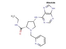 (4S)-N-ethyl-4-(9H-purin-6-ylamino)-1-(pyridin-2-ylmethyl)-L-prolinamide