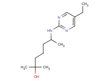 6-[(5-ethylpyrimidin-2-yl)amino]-2-methylheptan-2-ol