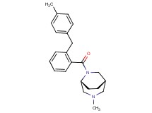 (1S*,5R*)-3-methyl-6-[2-(4-methylbenzyl)benzoyl]-3,6-diazabicyclo[3.2.2]nonane