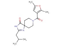 8-(2,5-dimethyl-3-furoyl)-2-isobutyl-1,3,8-triazaspiro[4.5]dec-1-en-4-one