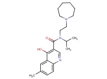 N-[2-(1-azepanyl)ethyl]-4-hydroxy-N-isopropyl-6-methyl-3-quinolinecarboxamide