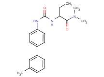 N,N-dimethyl-2-({[(3'-methylbiphenyl-4-yl)amino]carbonyl}amino)butanamide