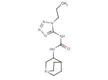N-1-azabicyclo[2.2.2]oct-3-yl-N'-(1-propyl-1H-tetrazol-5-yl)urea