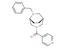 (1R*,5R*)-6-benzyl-3-isonicotinoyl-3,6-diazabicyclo[3.2.2]nonane